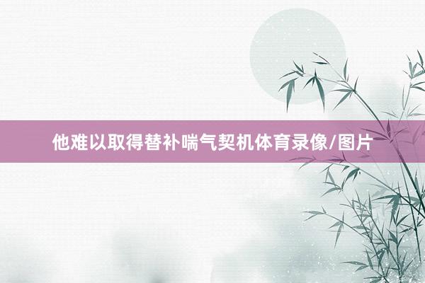 他难以取得替补喘气契机体育录像/图片