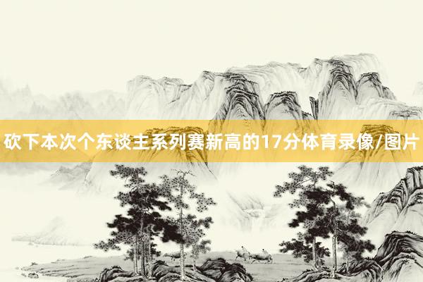 砍下本次个东谈主系列赛新高的17分体育录像/图片