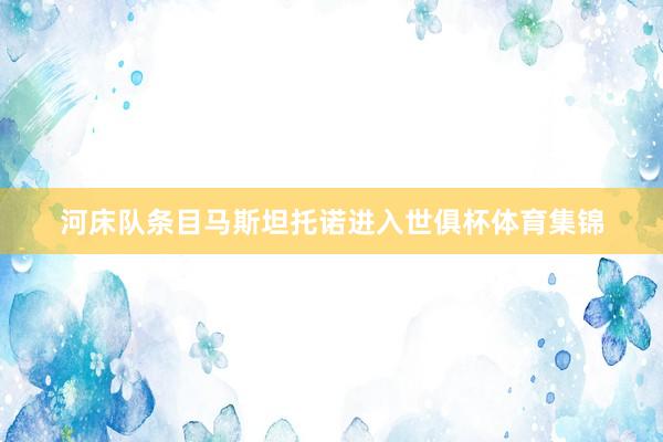 河床队条目马斯坦托诺进入世俱杯体育集锦