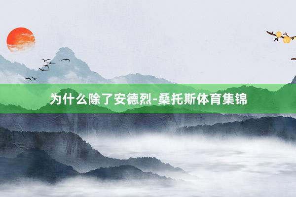 为什么除了安德烈-桑托斯体育集锦