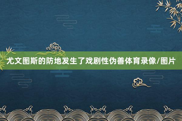 尤文图斯的防地发生了戏剧性伪善体育录像/图片