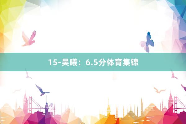 15-吴曦：6.5分体育集锦