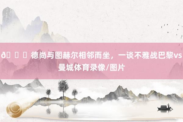 👀德尚与图赫尔相邻而坐，一谈不雅战巴黎vs曼城体育录像/图片