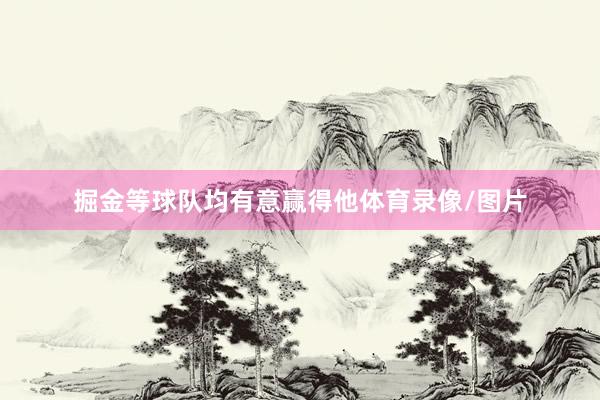 掘金等球队均有意赢得他体育录像/图片
