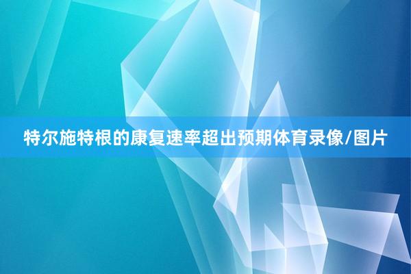 特尔施特根的康复速率超出预期体育录像/图片
