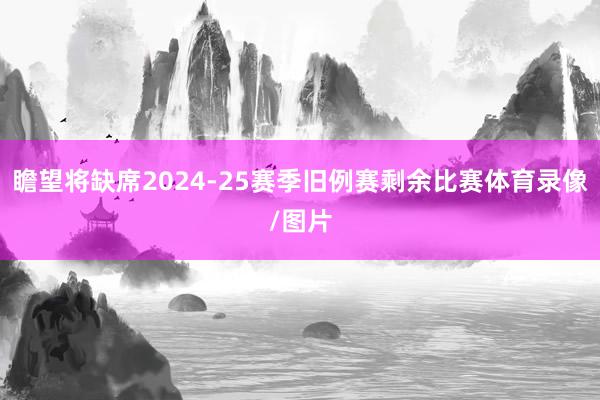 瞻望将缺席2024-25赛季旧例赛剩余比赛体育录像/图片
