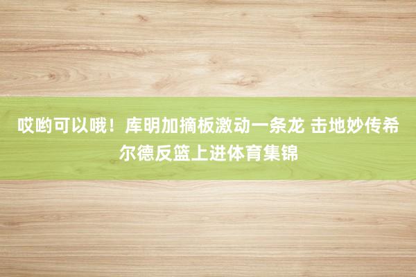 哎哟可以哦!库明加摘板激动一条龙 击地妙传希尔德反篮上进体育集锦