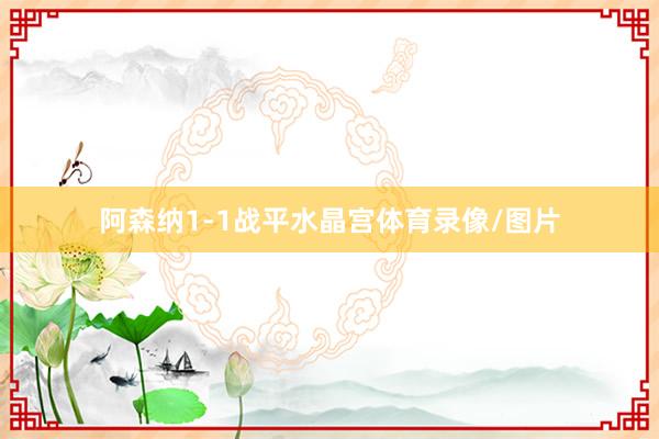 阿森纳1-1战平水晶宫体育录像/图片